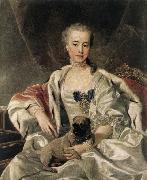 LOO, Louis Michel van ) Portrait of Catherina Golitsyna painting